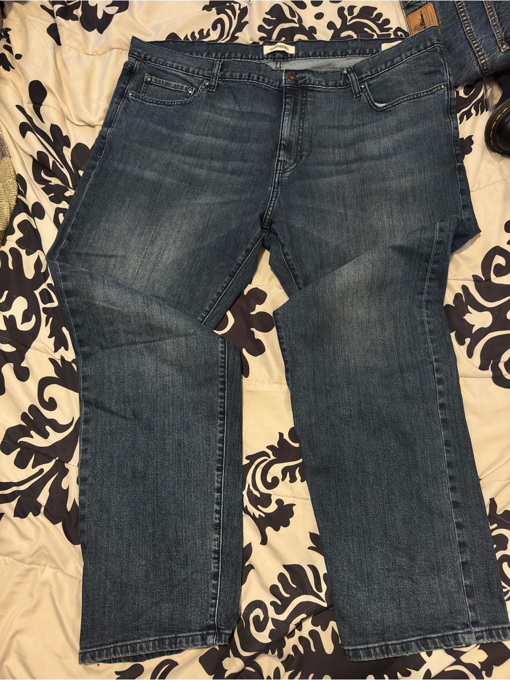 Goodthreads Relaxed Straight Jeans in Medium Blue Wash